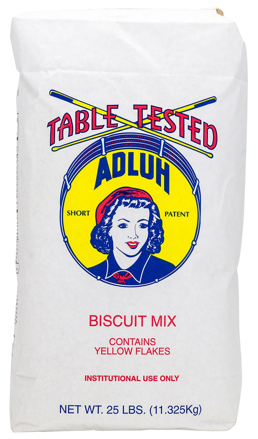 Adluh Yellow Flake Biscuit Mix - 25 pound bag