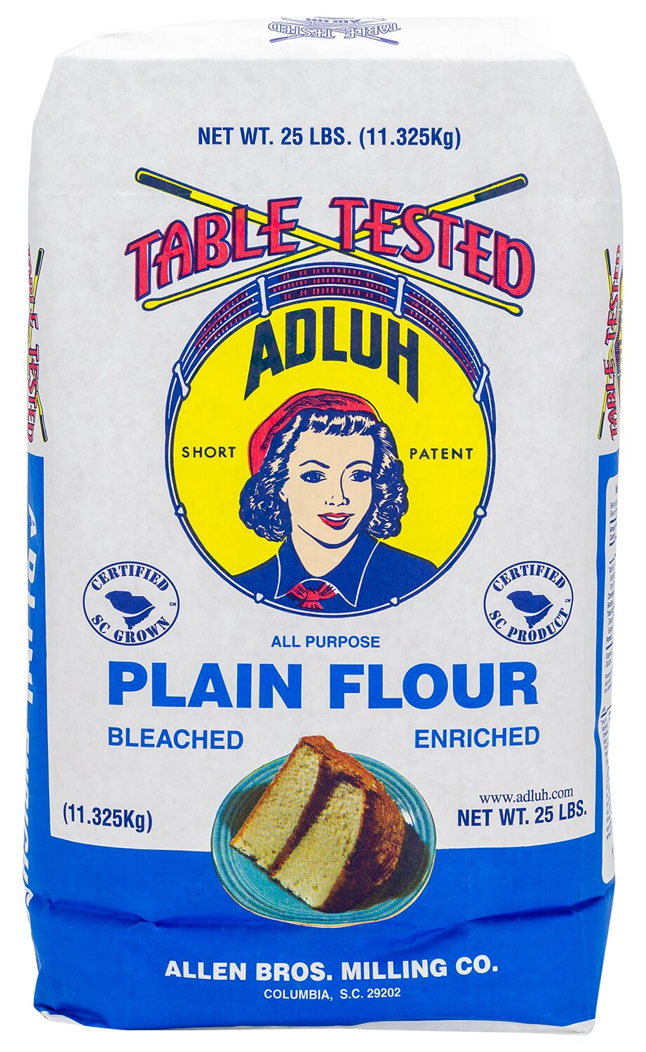 Adluh Plain Flour - 25 pound bag