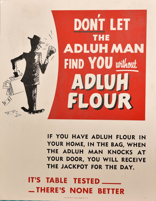 Vintage Adluh Man Poster