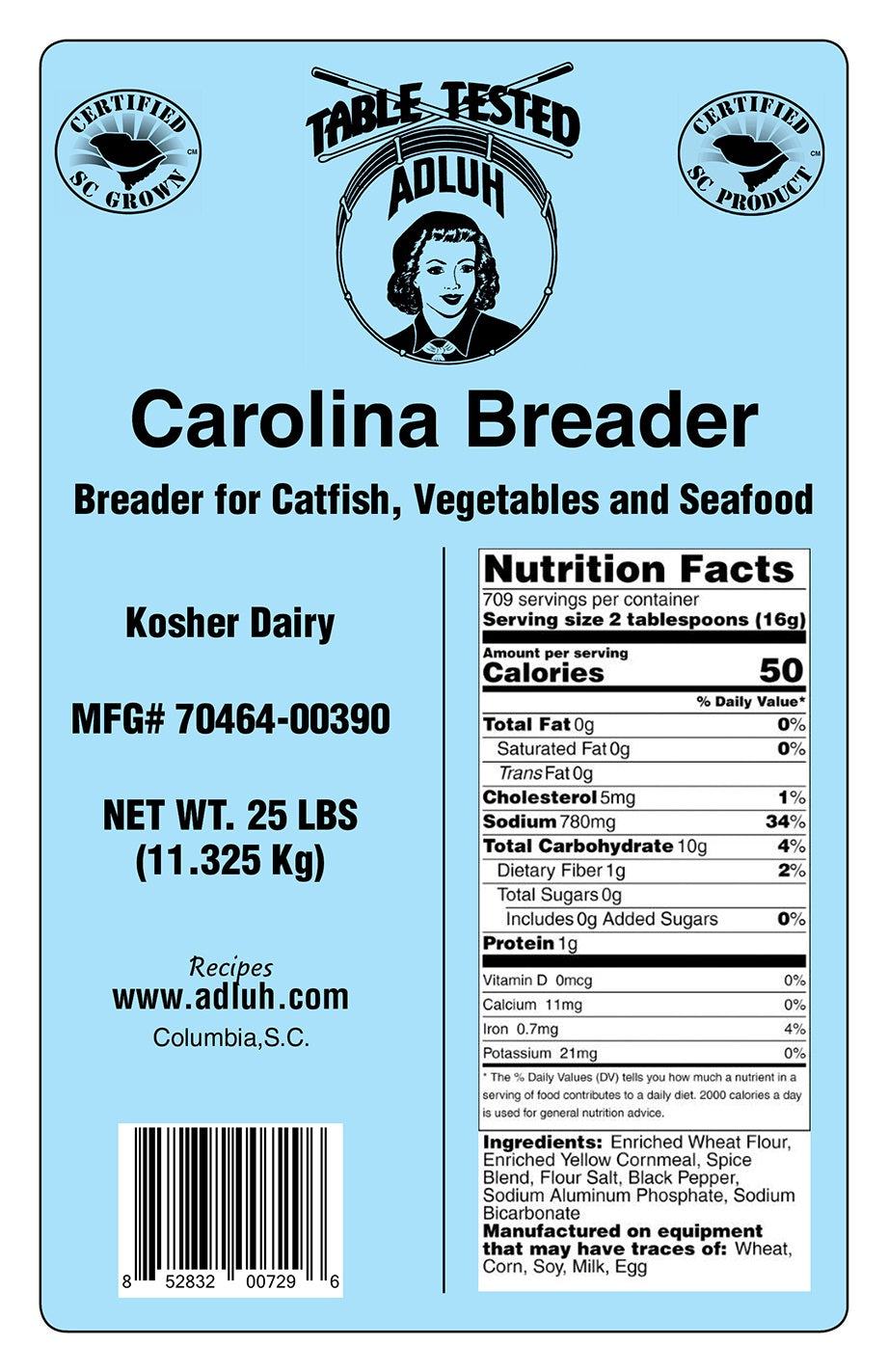 Carolina Breader - 25 pound bag